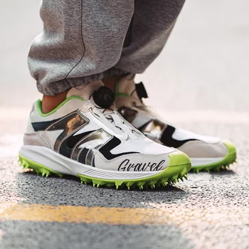 Maden Retro spor ayakkabı Erkekler İçin Nefes Koşu Koşu Sneakers Parlak Yeşil Karışık Renkler rahat ayakkabılar Başak Ayakkabı