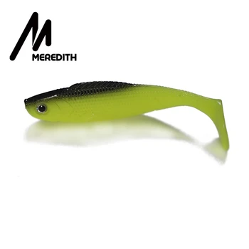 MEREDITH 11 cm/13g Renkler 3D Yapay Shad Yumuşak Plastik Swimbaits Bas Balıkçılık için Ücretsiz Kargo