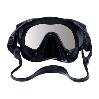Yarım dalış maskesi Yüzme Anti-sis Cam Şnorkel Dişli Ayarlanabilir Kemer ile Anti Kaçak Gözlük Yetişkinler için can CSV