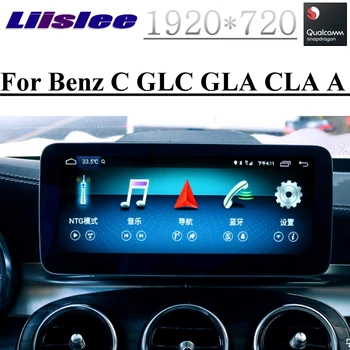 Mercedes Benz MB C GLC GLA CLA A 2015 ~ 2020 NTG Liislee NAVI Araba Multimedya Oynatıcı Kablosuz CarPlay Radyo GPS Navigasyon