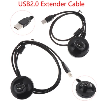 USB 2.0 Erkek dişi adaptör Taban yerleştirme standı Uzatma 1.5 m kablo kordonu Dizüstü projektör İçin Fare Klavye USB Genişletici