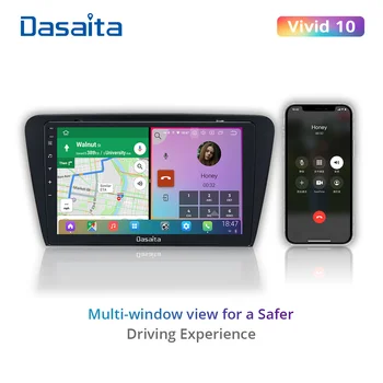 Dasaita Canlı Skoda Octavia İçin 3 A7 2014 2015 2016 2017 2018 2019 Araba stereo android Apple Carplay Android Otomatik 4G 64G