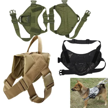 Polis Taktik Köpek Yelek Avcılık Askeri K9 Koşum Eğitim Evcil Yelek Su-Dayanıklı Eğitim Koşum İçin Hizmet Köpek giysileri